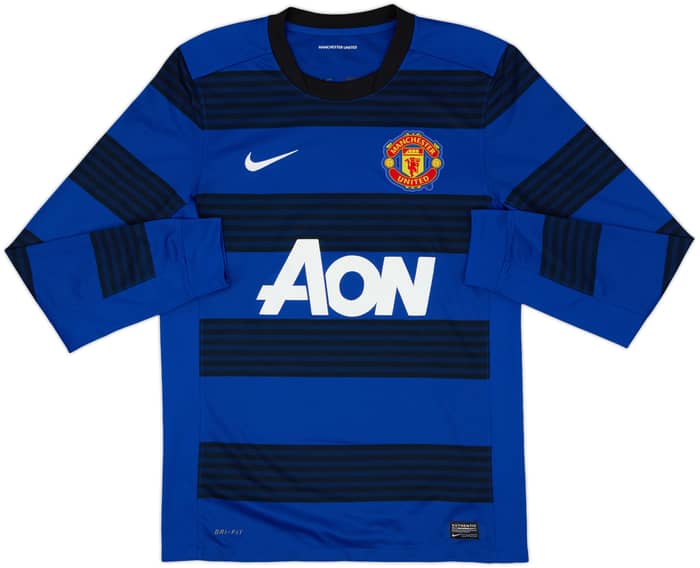 2011-13 Manchester United Away L/S Shirt Rooney #10 - 8/10 - (S)