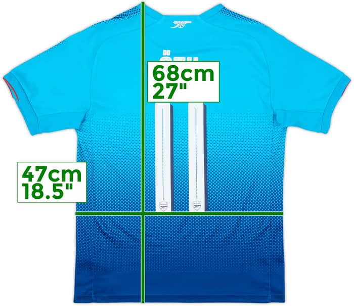 2017-18 Arsenal Away Shirt Ozil #11 - 6/10 - (S)