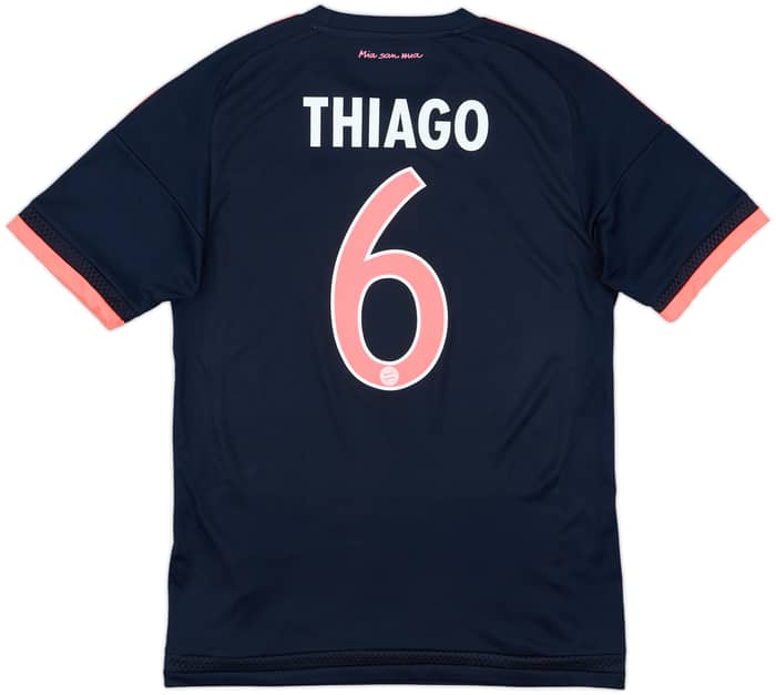 2015-16 Bayern Munich Third Shirt Thiago #6 - 7/10 - (S)