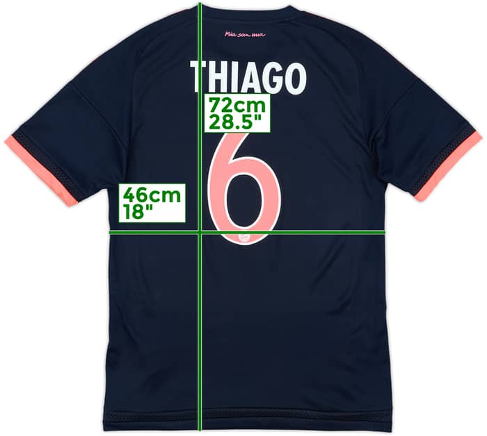 2015-16 Bayern Munich Third Shirt Thiago #6 - 7/10 - (S)