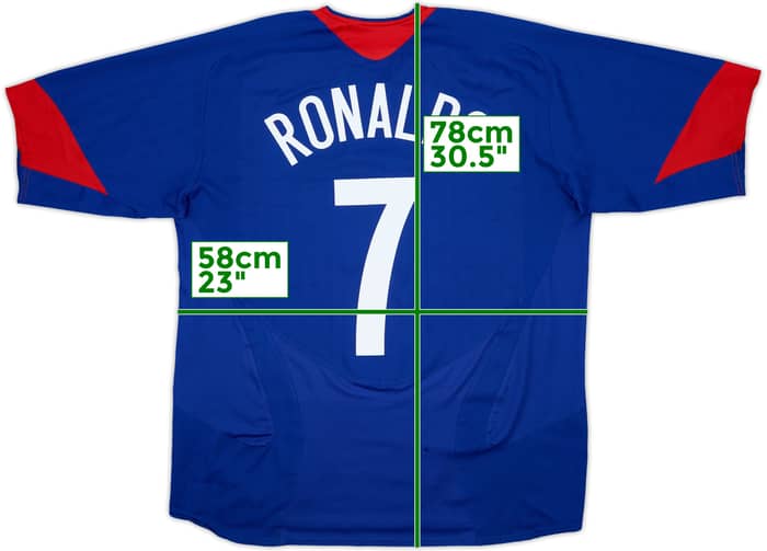 2005-06 Manchester United Away Shirt Ronaldo #7 - 5/10 - (XL)