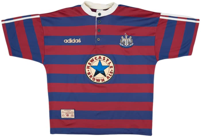 1995-96 Newcastle Away Shirt Ginola #14 - 8/10 - (L)