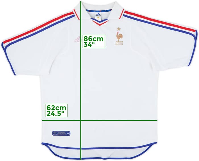2000-02 France Away Shirt - 4/10 - (XL)