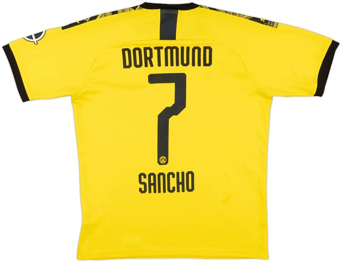 2019-20 Borussia Dortmund Home Shirt Sancho #7 - 6/10 - (M)