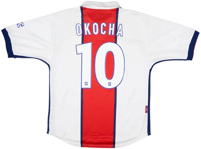 Camiseta de visitante del Paris Saint-Germain 1998-99 Okocha #10 - 6/10 - (M)