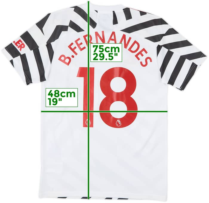 2020-21 Manchester United Third Shirt B.Fernandes #18 - 6/10 - (S)