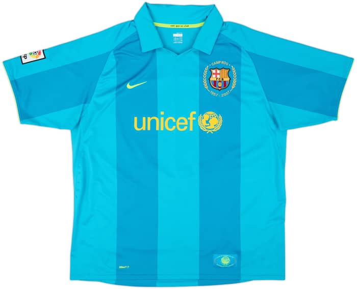 2007-09 Barcelona Away Shirt Ronaldinho #10 - 9/10 - (XXL)
