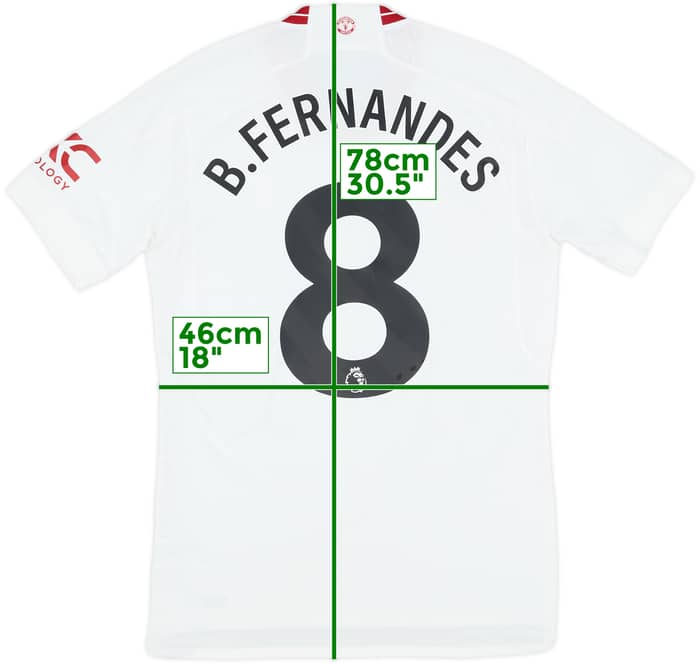 2023-24 Manchester United Authentic Third Shirt B.Fernandes #8 - 10/10 - (S)