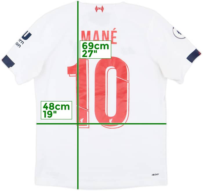 2019-20 Liverpool Away Shirt Mane #10 - 8/10 - (S)