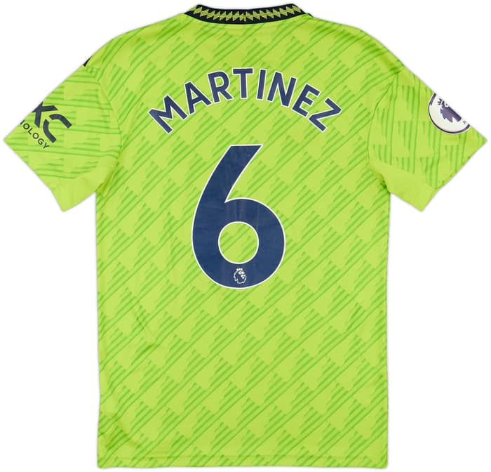 2022-23 Manchester United Third Shirt Martinez #6 - 6/10 - (S)
