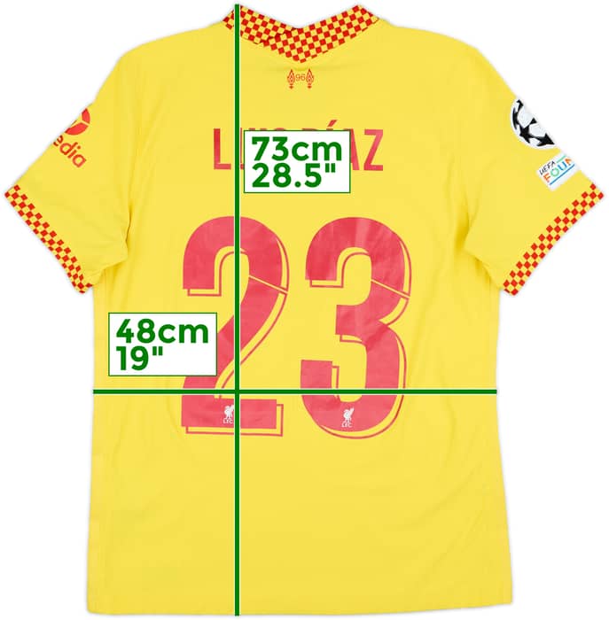 2021-22 Liverpool Authentic Third Shirt Luis Diaz #23 - 8/10 - (M)