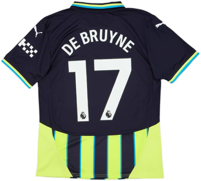2024-25 Manchester City Away Shirt De Bruyne #17 (M)