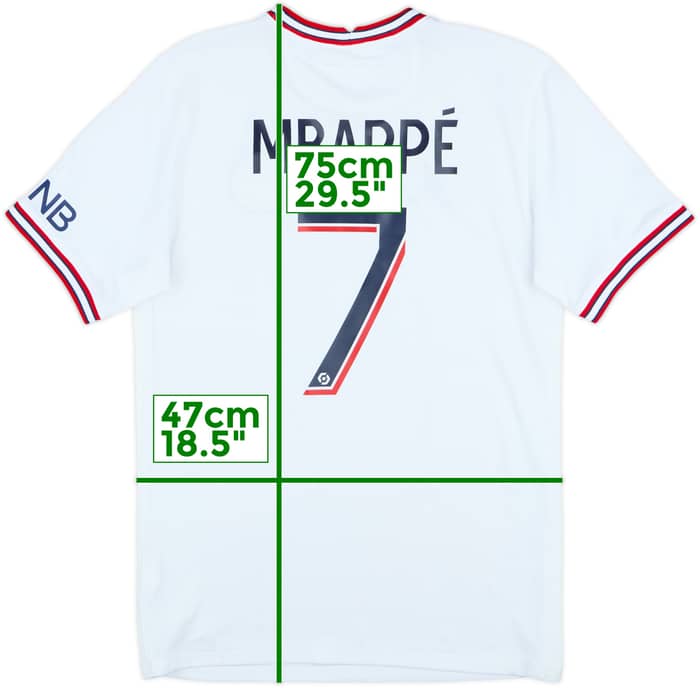 2021-22 Paris Saint-Germain Fourth Shirt Mbappe #7 - 9/10 - (S)
