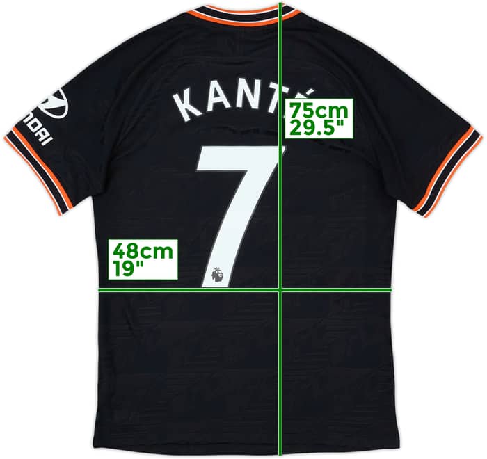 2019-20 Chelsea Authentic Third Shirt Kante #7 - 9/10 - (M)