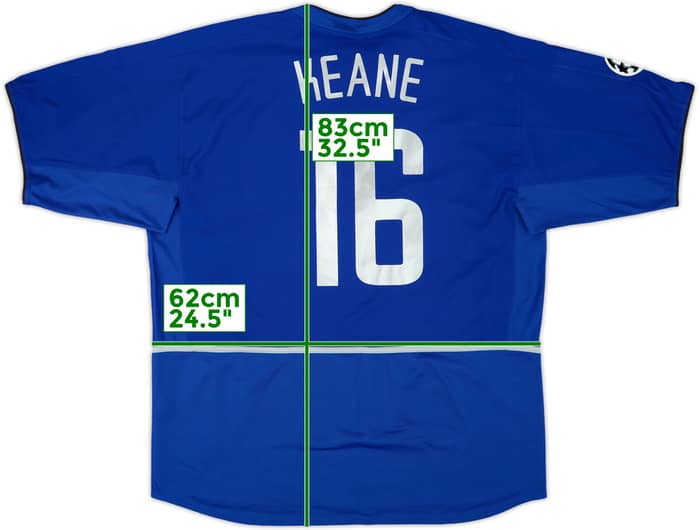 2002-03 Manchester United Third Shirt Keane #16 - 10/10 - (XXL)