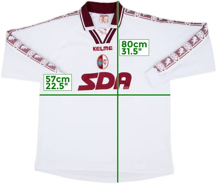 1999-00 Torino Youth Match Issue Away L/S Shirt #28