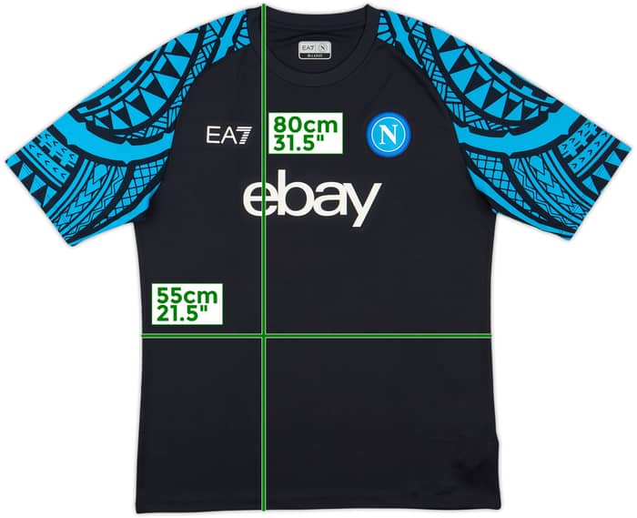 2023-24 Napoli EA7 Training Shirt - 9/10 - (3XL)