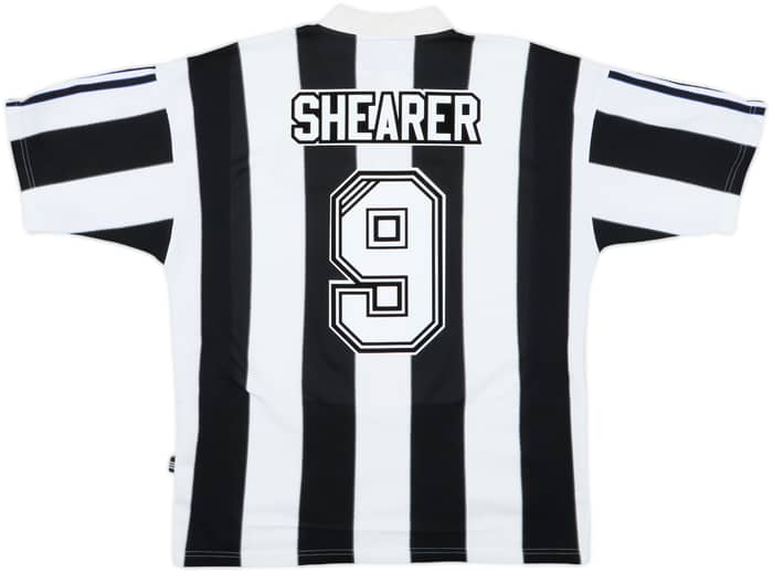 1995-97 Newcastle Home Shirt Shearer #9 - 9/10 - (L)