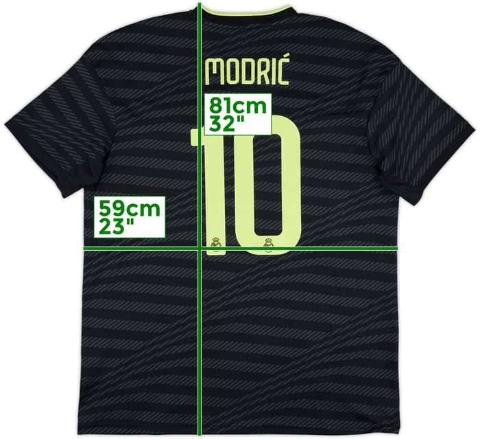 2022-23 Real Madrid Third Shirt Modric #10 - 9/10 - (XL)