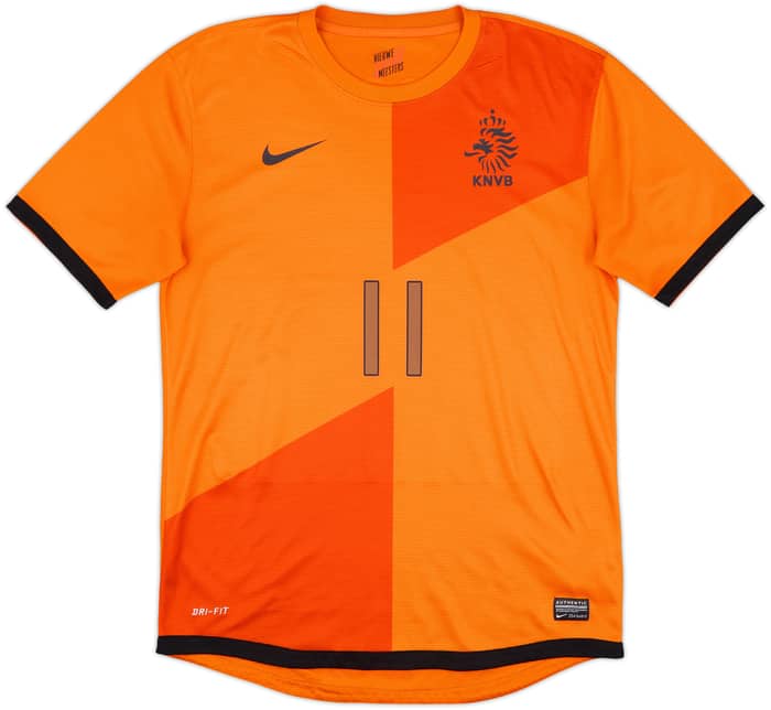 2012-13 Netherlands Home Shirt Robben #11 - 8/10 - (M)