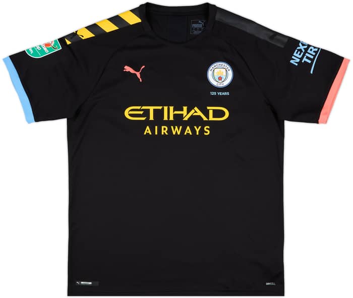 2019-20 Manchester City Away Shirt Kun Aguero #10 - 6/10 - (XL)