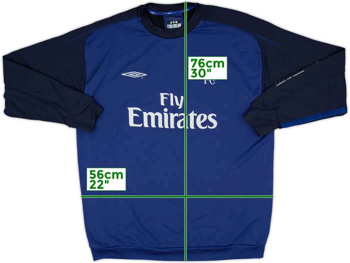 2004-05 Chelsea Umbro Sweat Top - 7/10 - (XL)
