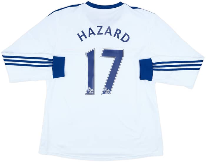 2013-14 Chelsea Away L/S Shirt Hazard #17 - 8/10 - (XL)