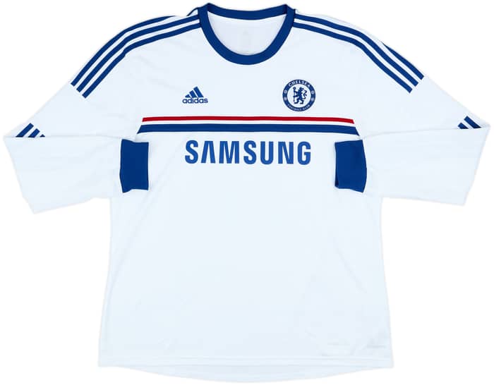2013-14 Chelsea Away L/S Shirt Hazard #17 - 8/10 - (XL)