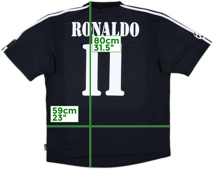 2002-03 Real Madrid Centenary Away Shirt Ronaldo #11 - 7/10 - (L)