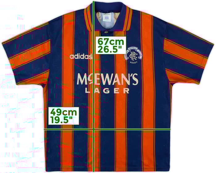 1993-94 Rangers Away Shirt - 8/10 - (S)