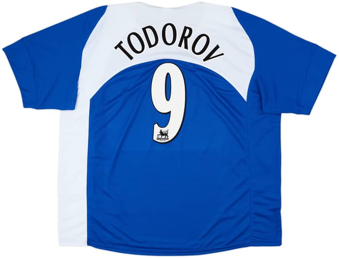 2005-06 Portsmouth Home Shirt Todorov #9 - 8/10 - (XXL)