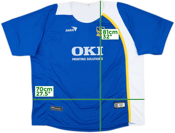 2005-06 Portsmouth Home Shirt Todorov #9 - 8/10 - (XXL)