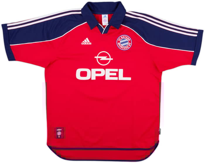 1999-01 Bayern Munich Home Shirt Elber #9 - 8/10 - (L)