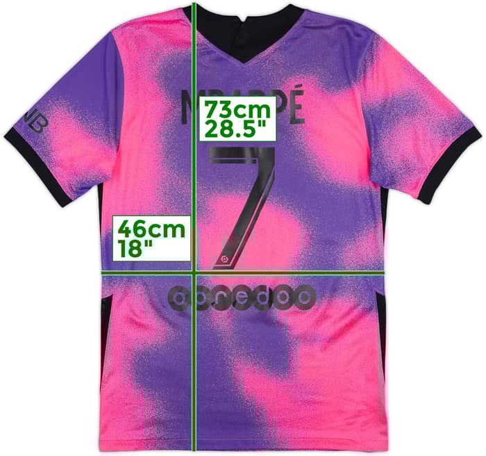 2020-21 Paris Saint-Germain Fourth Shirt Mbappe #7 - 9/10 - (S)