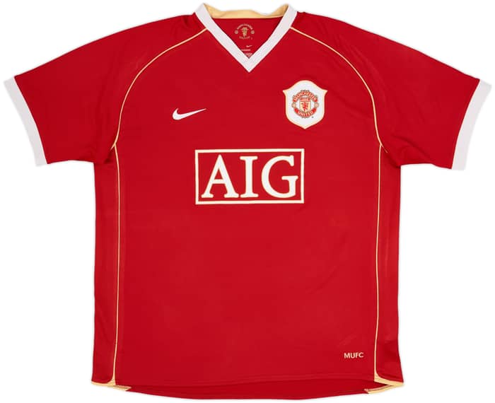 2006-07 Manchester United Home Shirt Scholes #18 - 10/10 - (XL)