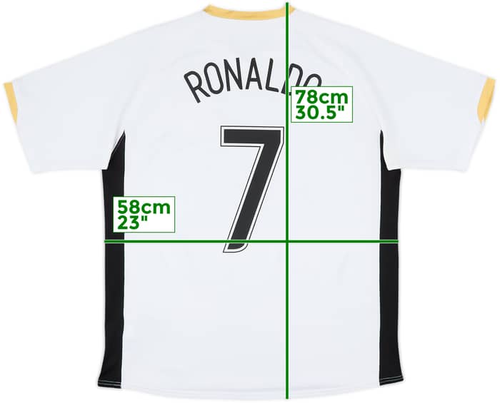 2006-08 Manchester United Away Shirt Ronaldo #7 - 6/10 - (XL)