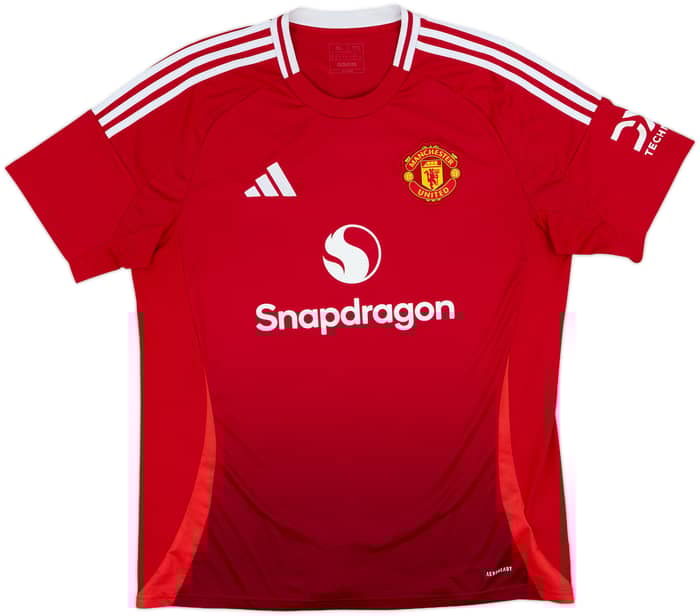 2024-25 Manchester United Home Shirt B.Fernandes #8 - 9/10 - (XL)
