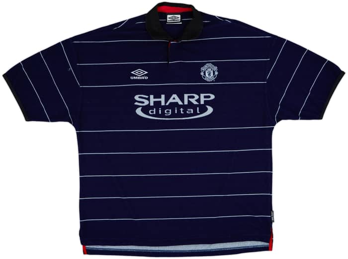 1999-00 Manchester United Away Shirt Scholes #18 - 9/10 - (XXL)