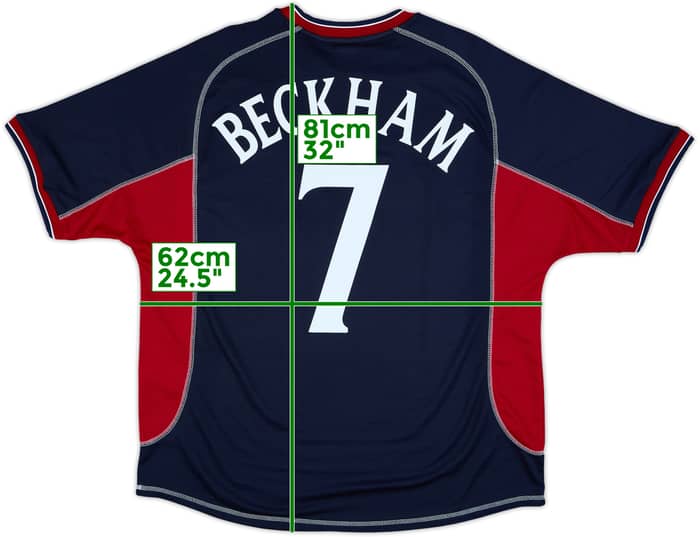 2000-01 Manchester United Third Shirt Beckham #7 - 10/10 - (XXL)