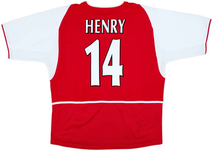 2002-04 Arsenal Home Shirt Henry #14 - 10/10 - (XL)