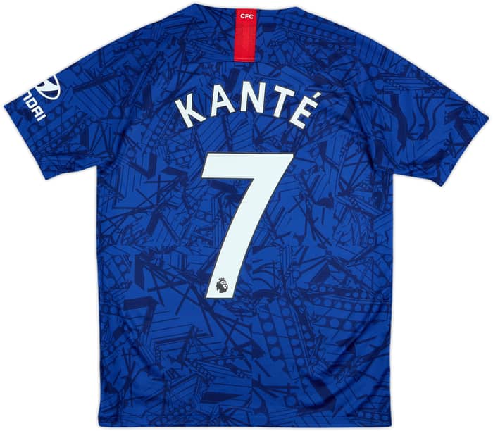 2019-20 Chelsea Home Shirt Kante #7 - 8/10 - (XL.Boys)