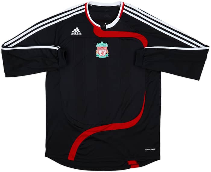 2007-08 Liverpool Player Issue Third L/S Shirt Gerrard #8 - 8/10 - (XL)