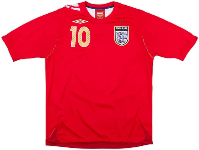2006-08 England Away Shirt Owen #10 - 6/10 - (L)