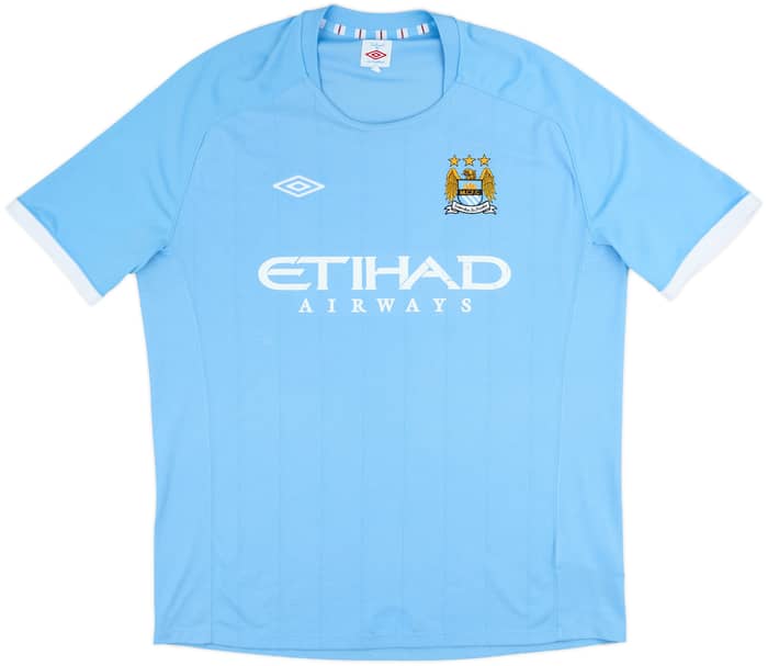 2010-11 Manchester City Home Shirt Silva #21 - 6/10 - (XL)