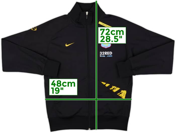 2007-08 Aston Villa Nike Track Jacket - 9/10 - (M)