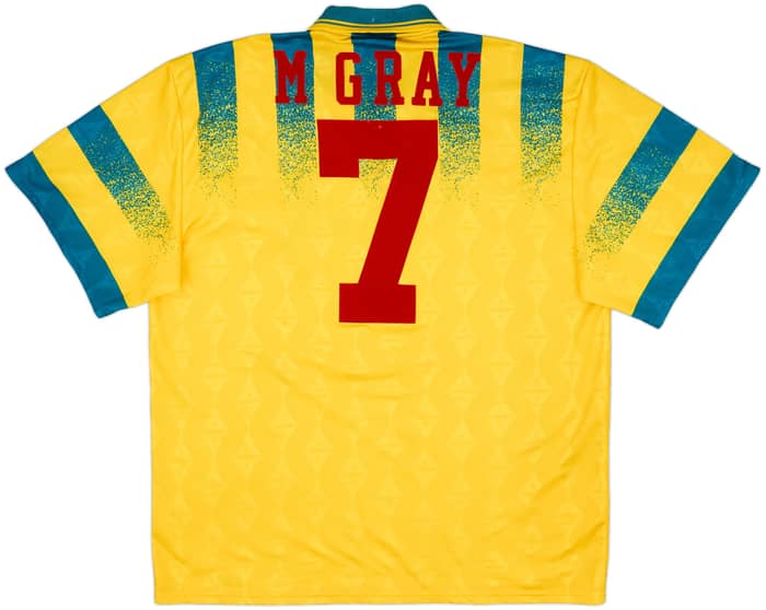 1995-97 Sunderland Away Shirt M Gray #7 - 6/10 - (M)