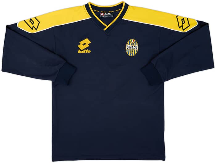 2000-02 Hellas Verona Lotto Training L/S Shirt - 9/10 - (M)