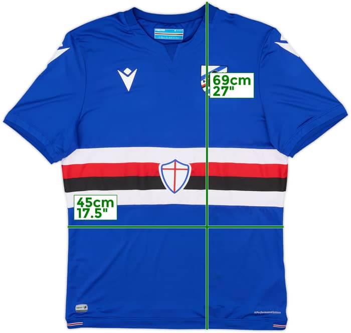 2021-22 Sampdoria Home Shirt #20 - 5/10 - (M)