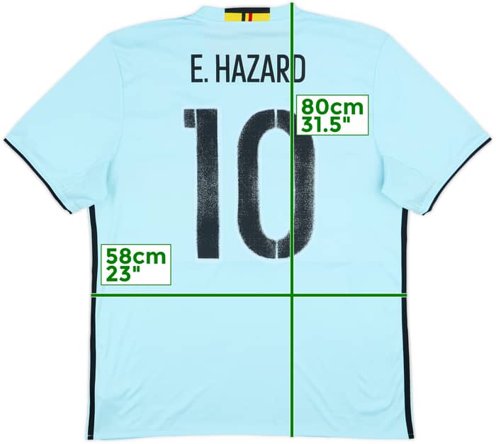 2016-17 Belgium Away Shirt Hazard #10 - 10/10 - (XL)