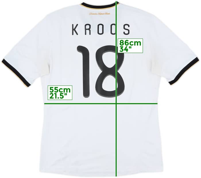 2010-11 Germany Home Shirt Kroos #18 - 6/10 - (XL)